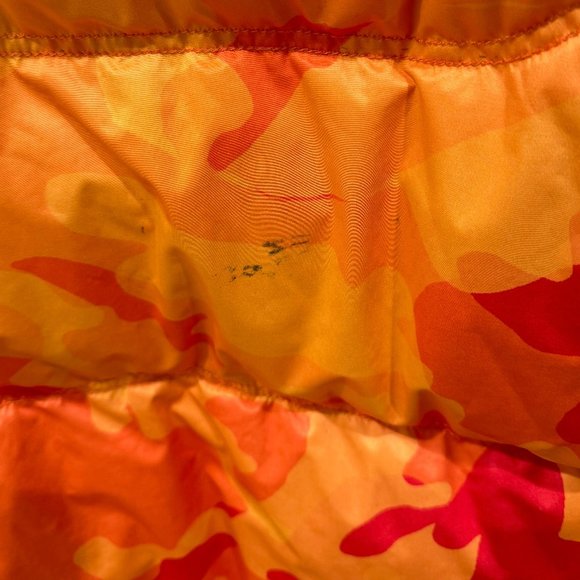 Kru Orange Camouflage print padded jacket - Picture 3 of 5